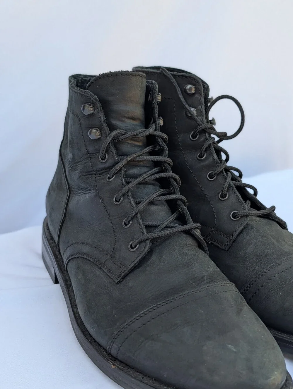 Thursday Boot Co. Men's Captain Matte Black Leather Boots